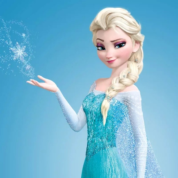 Disney Elsa Frozen Dress & Pants, Size 4, Twins (2 avlbl) - Picture 6 of 8